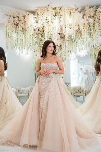 Nicole and Felicia Style #NF121Luxe #3 Ivory/Nude thumbnail