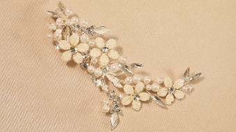 En Vogue Style #HC2524 #1 Ivory/Clear/Silver/Rum Pink thumbnail