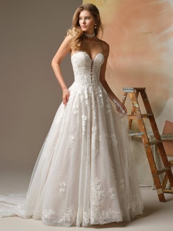 Maggie Sottero Style #JENNIFER #0 default Ivory Ivory/Blush thumbnail