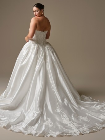 Sottero and Midgley Style #ALVAREZ 26SS410A01 #5 default Multi over Pink Champagne (gown with Diamond White Illusion) thumbnail