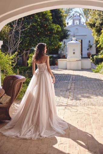 Justin Alexander Style #66430 #4 Ivory/Latte/Nude thumbnail