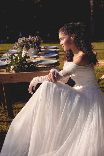 Justin Alexander Style #66435 #5 Ivory thumbnail