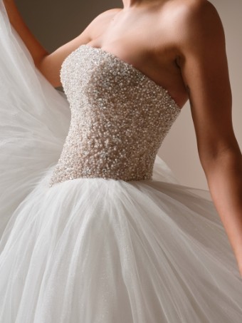 Sottero and Midgley Style #DMARA LANE 26SS401B01 #1 Ivory/Silver Accent thumbnail