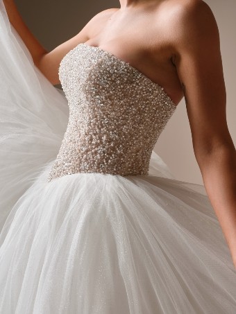 Sottero and Midgley Style #DMARA LANE 26SS401B01 #1 Ivory/Silver Accent thumbnail