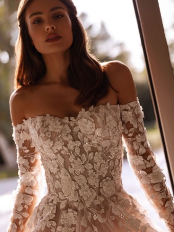 Demetrios Style #1502 #2 default Ivory/Sheer/Nude/Natural thumbnail