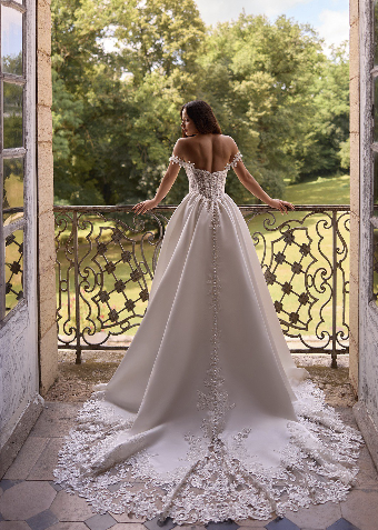 Moonlight Bridal Style #H1646SP-Lined Front Bodice #1 default Ivory thumbnail