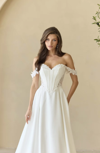 Jimme Huang Style #Yuka HG-10284 #5 Ivory thumbnail