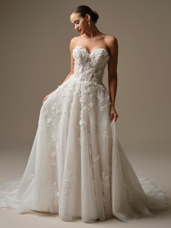 Sottero and Midgley Style #KALINDA 26SZ459A01 #0 default Ivory over Soft Blush Pewter Accent thumbnail