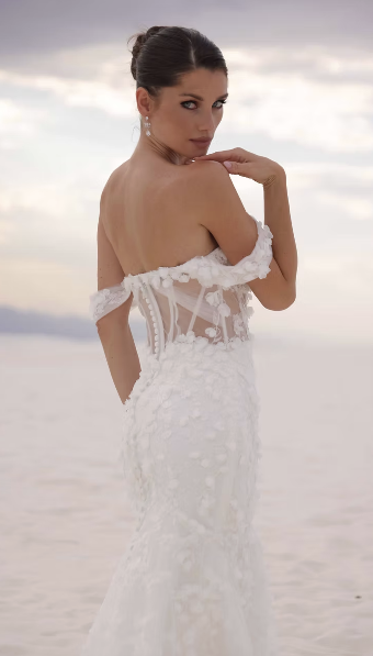 Jimme Huang Style #Azalea SS-10172 #1 Ivory/Nude thumbnail