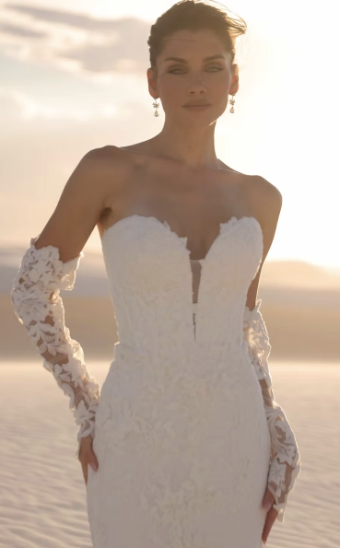 Jimme Huang Style #Aylani BG-125071 (Gown Only) #0 default Ivory/Ivory thumbnail