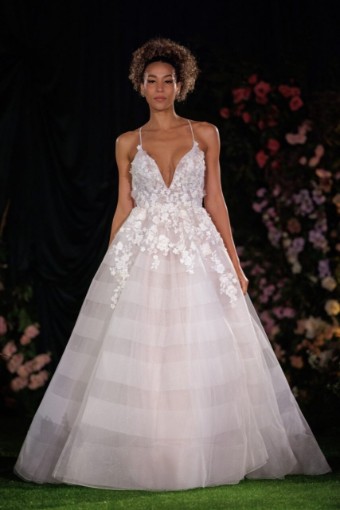 Hayley Paige Style #La Vie en Fleurs #0 default Ivory/Hollyhock thumbnail