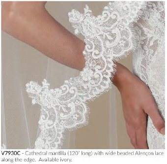Bel Aire Bridal Style #V7930C #1 default Ivory thumbnail