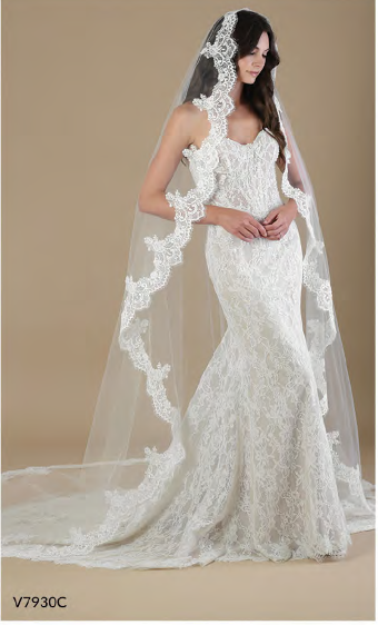Bel Aire Bridal Style #V7930C #0 default Ivory thumbnail