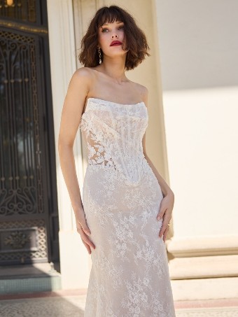 Sottero and Midgley Style #DUBLIN 26SZ481A01 #0 default Ivory Ivory/Nude thumbnail