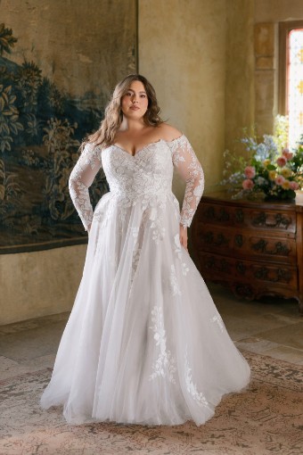 Allure Bridal Style #W555 #4 default Ivory/Lavender thumbnail