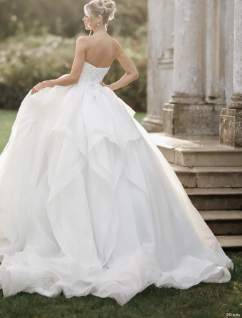 Disney Fairy Tale Weddings Style #Cinderella D463 #2 default Ivory/Silver thumbnail