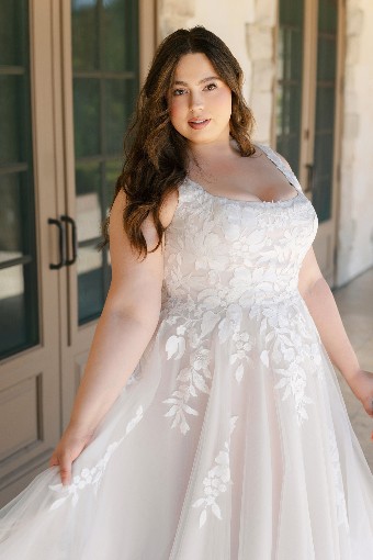 Allure Bridal Style #W553 #4 default Ivory/Lavender thumbnail