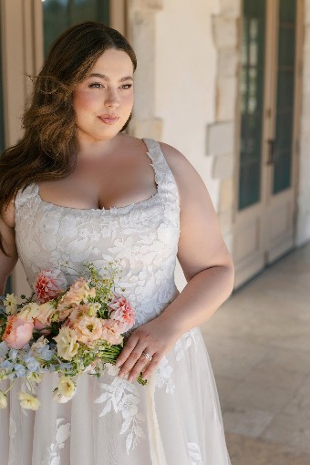 Allure Bridal Style #W553 #1 Ivory/Lavender thumbnail