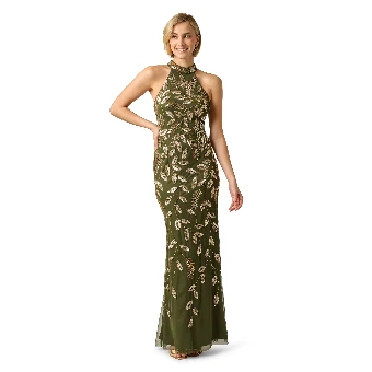 Adrianna Papell Style #ap1e213201 #0 default Olive/Gold thumbnail