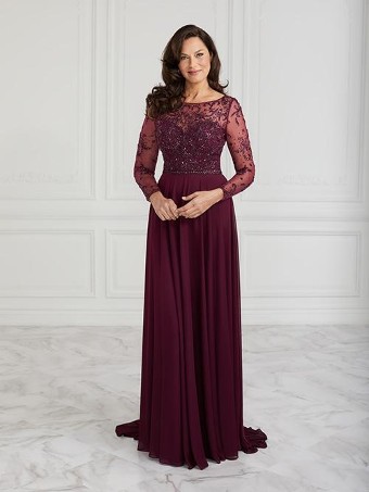 Christina Wu Elegance Style #17001 #0 default Burgundy thumbnail
