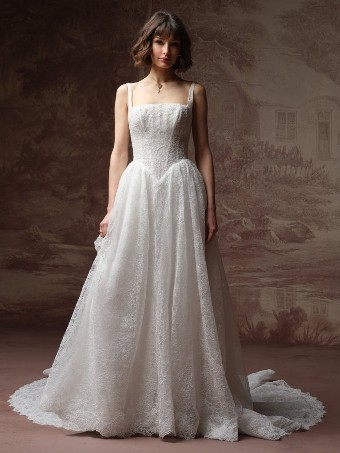 Maggie Sottero Style #AUTUMN #2 Ivory (gown with Ivory Illusion) thumbnail