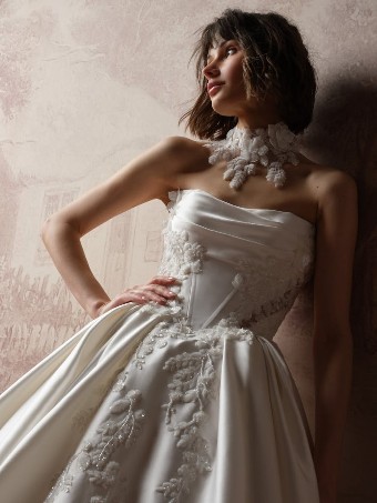 Sottero and Midgley Style #BURKE LANE F6SS078A01 #0 default Ivory thumbnail