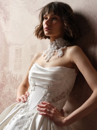 Sottero and Midgley Style #BURKE LANE F6SS078A01 #4 default Ivory thumbnail