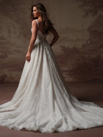 Sottero and Midgley Style #IVANDRA F6SK139A01 #4 default Ivory over Soft Blush Pewter Accent thumbnail
