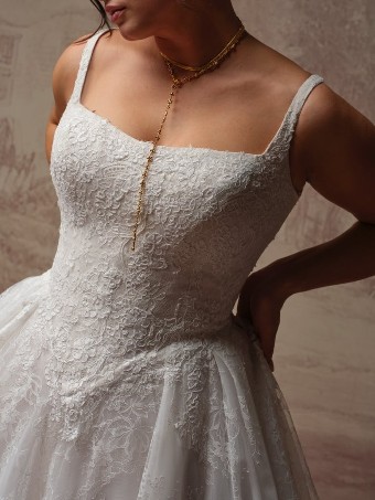 Sottero and Midgley Style #IVANDRA F6SK139A01 #1 Ivory over Soft Blush Pewter Accent thumbnail