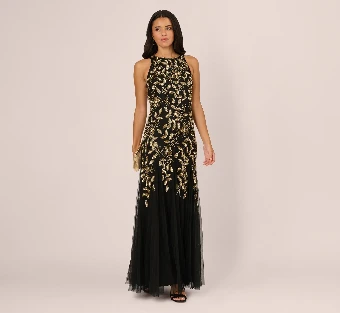 Adrianna Papell Style #AP1E212405 #1 Black/Gold thumbnail