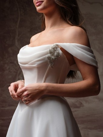 Maggie Sottero Style #ABILENE #4 default Soft Blush/Silver Accent thumbnail