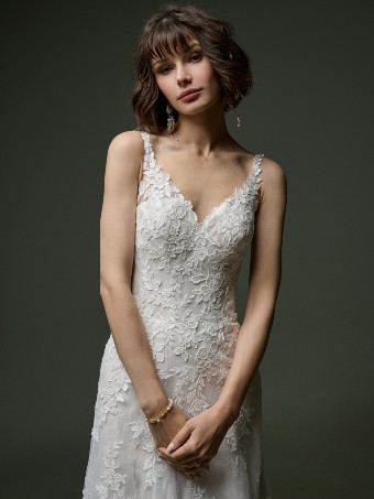 Maggie Sottero Style #BRYNN #0 default Ivory over Soft Blush Pewter Accent thumbnail