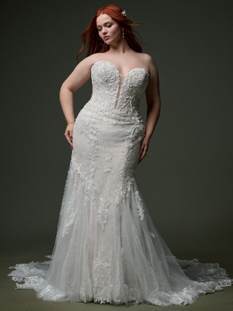Maggie Sottero Style #RYKER #0 default Ivory over Soft Blush Pewter Accent thumbnail