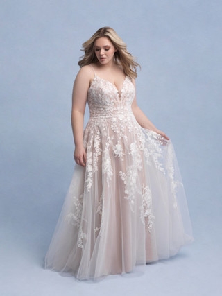 Allure Bridal Style #3400LW #0 default Ivory thumbnail