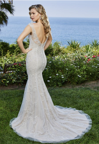 Casablanca  Bridal Style #2410 #1 Ivory/Nude/Silver thumbnail