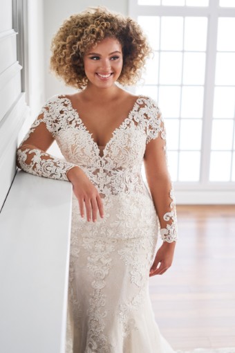 Mon Cheri Style #221202W Florent #1 default Ivory/Light Champagne thumbnail