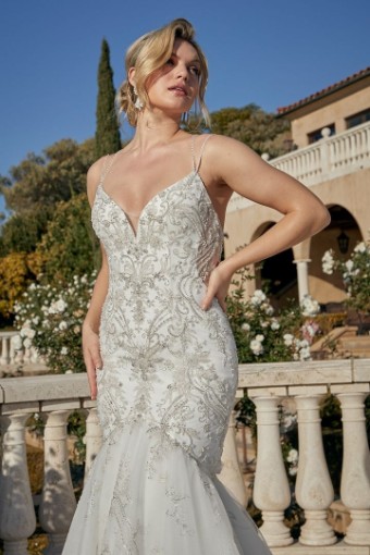 Casablanca  Bridal Style #2456 #2 Ivory/Nude/Silver thumbnail