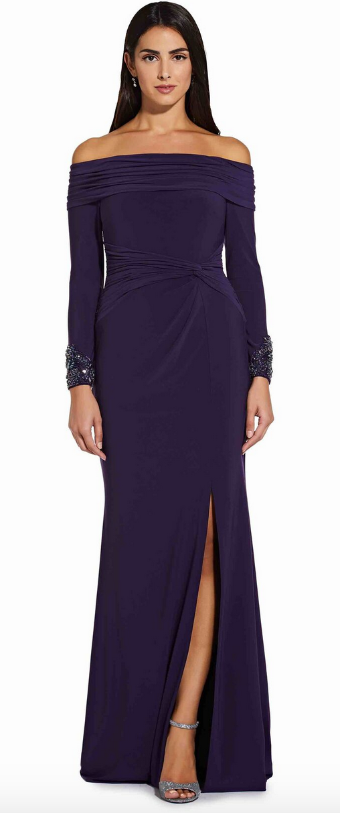 Adrianna Papell Style #AP1E206618 #2 Aubergine thumbnail