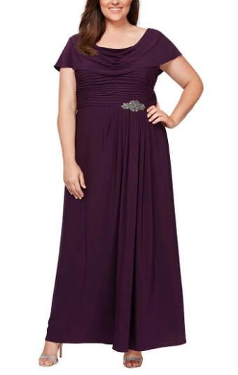 Alex Evenings Style #84351491 #1 Eggplant thumbnail