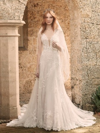 Maggie Sottero Style #Johanna #0 default Ivory/Misty Mauve thumbnail