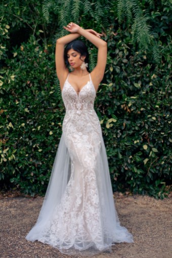 Allure Bridal Style #F245 #0 default Buff/Ivory/Champagne/Nude thumbnail