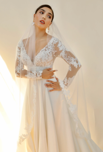 Jimme Huang Style #BG-101014 Fatima #0 default Ivory thumbnail