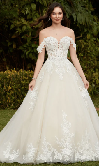 Sophia Tolli Style #Y12248 Rebekah #3 Ivory Ivory/Champagne thumbnail