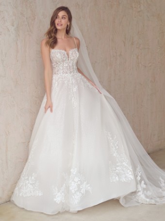 Maggie Sottero Style #Casey #0 default Ivory over Champagne (gown with Natural Illusion) thumbnail