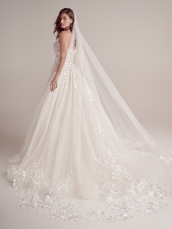 Maggie Sottero Style #Casey #1 Ivory Ivory over Champagne (gown with Natural Illusion) thumbnail