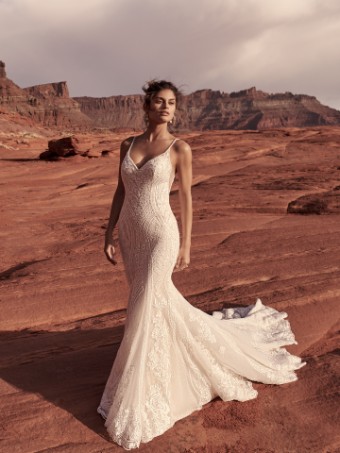 Sottero and Midgley Style #Bailey 22SK903A01 #2 Ivory over Nude (gown with Natural Illusion) thumbnail