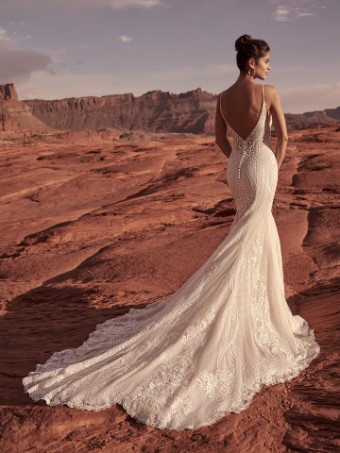 Sottero and Midgley Style #Bailey 22SK903A01 #1 Ivory over Nude (gown with Natural Illusion) thumbnail
