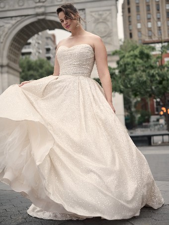 Maggie Sottero Style #Anniston #4 Black Champagne Ivory thumbnail