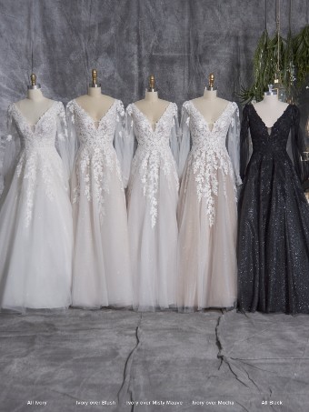 Maggie Sottero Style #Alexandria #6 default Black Ivory Ivory/Misty Mauve thumbnail