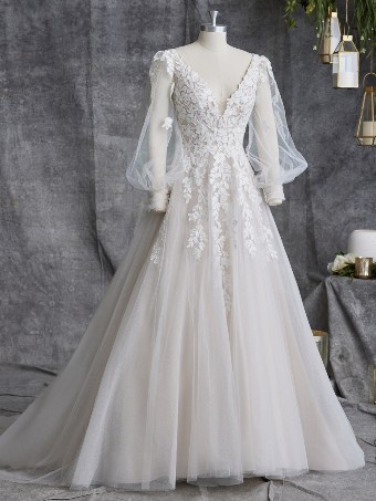 Maggie Sottero Style #Alexandria #4 Black Ivory Ivory/Misty Mauve thumbnail